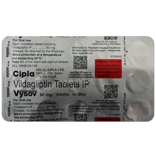 vysov 50mg tablet 15's